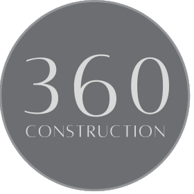 360 Construction Dark Circle Logo