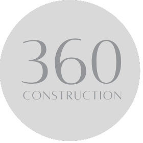 360 Construction Light Circle Logo